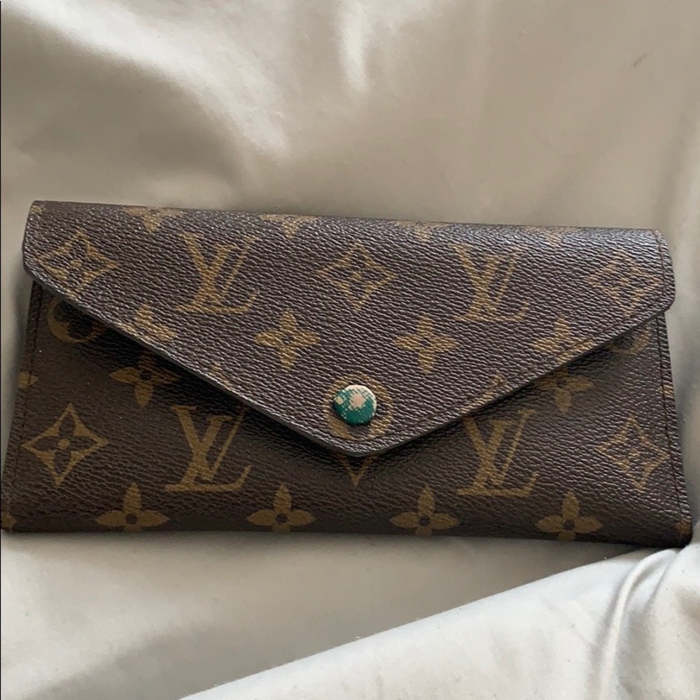 Brown leather wallet